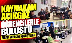 Kaymakam Ahmet Açıkgöz Ortaokul Öğrencileriyle Buluştu