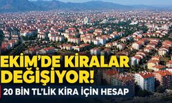 Kira zammında Ekim sürprizi: 20 bin TL'lik kira bakın kaç TL olacak