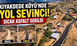 Kıyakdede Köyü’nde Yol Sevinci Sıcak Asfalt Serildi
