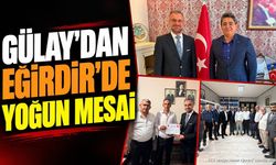 MHP Heyetinden Eğirdir'de Yoğun Mesai