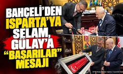 MHP Lideri Bahçeli Isparta İl Başkanı Osman Gülay'ı Kabul Etti