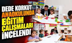 Milli Eğitim Müdürü Recai Ocak'tan Anaokuluna Ziyaret