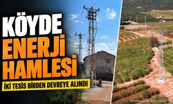 Saracık Köyü'nde Enerji Nakil Hattı Çalışmaları Tamamlandı