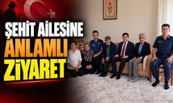 Şarkikaraağaç Kaymakamı Yasin Uzuner'den Şehit Ailesine Ziyaret