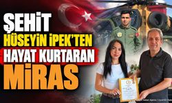 Şehit Hüseyin İpek'in Kızılay Altın Madalyası Eşine Takdim Edildi