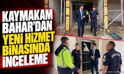 Senirkent Kaymakamı Bahar'dan Jandarmaya Ziyaret ve İnceleme