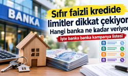 Sıfır faizli kredide limitler dikkat çekiyor: Hangi banka ne kadar veriyor? İşte banka banka kampanya listesi