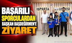 Şükrü Başdeğirmen Senirkent'in Minik Şampiyonlarını Ağırladı