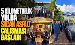 Sütçüler'de 5 Kilometrelik Yolda Sıcak Asfalt Çalışması Başladı