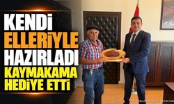 Sütçüler'de Anlamlı Ziyaret: Kaymakam Saban'a El Emeği Hediye