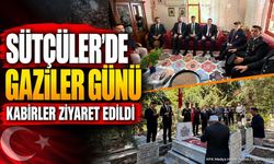 Sütçüler'de Gaziler Günü Töreni Düzenlendi: Kabirler Ziyaret Edildi