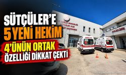 Sütçüler İlçe Devlet Hastanesi'ne 5 Yeni Hekim Atandı
