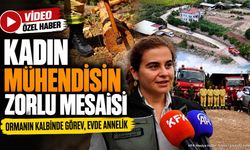 Sütçüler Orman Şefi Ayşe Deniz Erdeğer'in Zorlu Saha Mesaisi