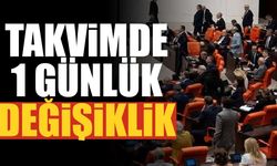 Takvimde 1 günlük değişiklik: 15,5 günlük resmi tatil süresi 16,5 olabilir