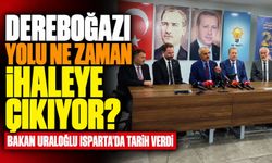 Ulaştırma Bakanı Uraloğlu'ndan Dereboğazı Açıklaması