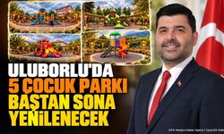 Uluborlu'da 5 Çocuk Parkı Baştan Sona Yenileniyor