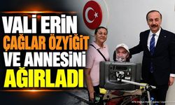 Vali Abdullah Erin'e Anlamlı Ziyaret: Kas Hastaları İçin Görüşüldü