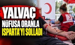 Yalvaç Kan Bağışında Isparta Merkezini Geride Bıraktı