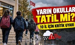 Yarın okullar tatil mi? 10 il için alarm verildi: Yağış ve fırtına geliyor