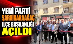 YENİ Parti Şarkikaraağaç İlçe Başkanlığı Törenle Açıldı