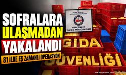 81 İlde Dev Gıda Operasyonu: 61 Milyon Liralık Sahte Ürün
