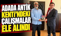 Adada Kazı Sorumlusu Mörel'den Sütçüler Kaymakamına Ziyaret