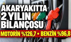 Akaryakıtta İki Yılın Bilançosu: Motorin Yüzde 126,7, Benzin Yüzde 96,8 Arttı