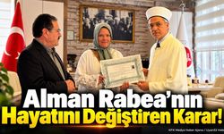 Alman Vatandaşı Rabea Kanacke Manavgat'ta Müslüman Oldu