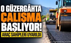 Asfalt Çalışması Başlıyor: Sürücülere Önemli Uyarı!