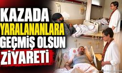 Başhekim Ercan’dan kazada yaralananlara geçmiş olsun ziyareti