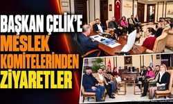 Başkan Çelik’e Meslek Komitelerinden Ziyaretler