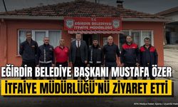 Başkan Özer İtfaiye Personeliyle Buluştu: Eğirdir'de Ziyaret