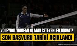 Burdur'da Voleybol Aday Hakem Kursu Başvuruları Başladı