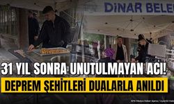 Dinar Depremi Şehitleri 31. Yılda Dualarla Anıldı