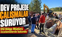 Eğirdir Gölü’ne Su Aktarım Projesinde İnceleme