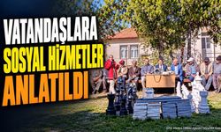 Gedikli Köyünde Vatandaşlara Sosyal Hizmetler Anlatıldı