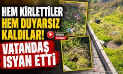 Hem Kirlettiler Hem Duyarsız Kaldılar! Vatandaş İsyan Etti