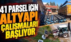 Isparta Bağkonak'ta 41 Parselin Altyapı Çalışması Başlıyor