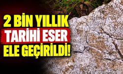 Isparta'da 2 Bin Yıllık Tarihi Eser Ele Geçirildi