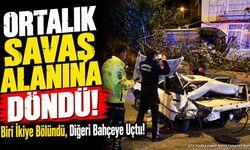 Isparta’da Feci Kaza! Bir Araç İkiye Bölündü, Diğeri Bahçeye Uçtu