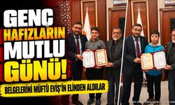 Isparta'da Hafızlık Sevinci: Belgeler Müftü Yusuf Eviş'ten Alındı