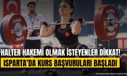 Isparta'da Halter Hakemlik Kursu Başvuruları Başladı