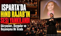 Isparta'da Hind Rajab Anısına Duygusal Program