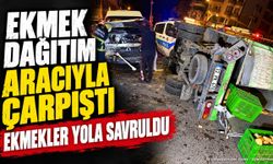 Isparta’da Kaza: Ekmekler Yola Saçıldı, 2 Kişi Yaralandı