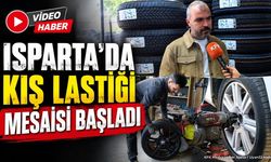 Isparta’da Kış Lastiği Mesaisi Başladı