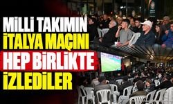Isparta'da Milli Maç Heyecanı: Dev Ekranda Bir Araya Geldiler