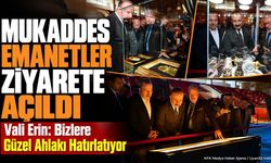 Isparta'da Mukaddes Emanetler Sergisi Açıldı