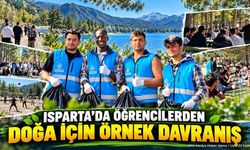 Isparta’da Öğrencilerden Doğa İçin Örnek Davranış
