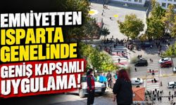 Isparta'da Okul Çevrelerinde Denetim Yapıldı