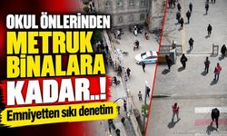 Isparta'da Okul Çevrelerinde Geniş Çaplı Polis Denetimi